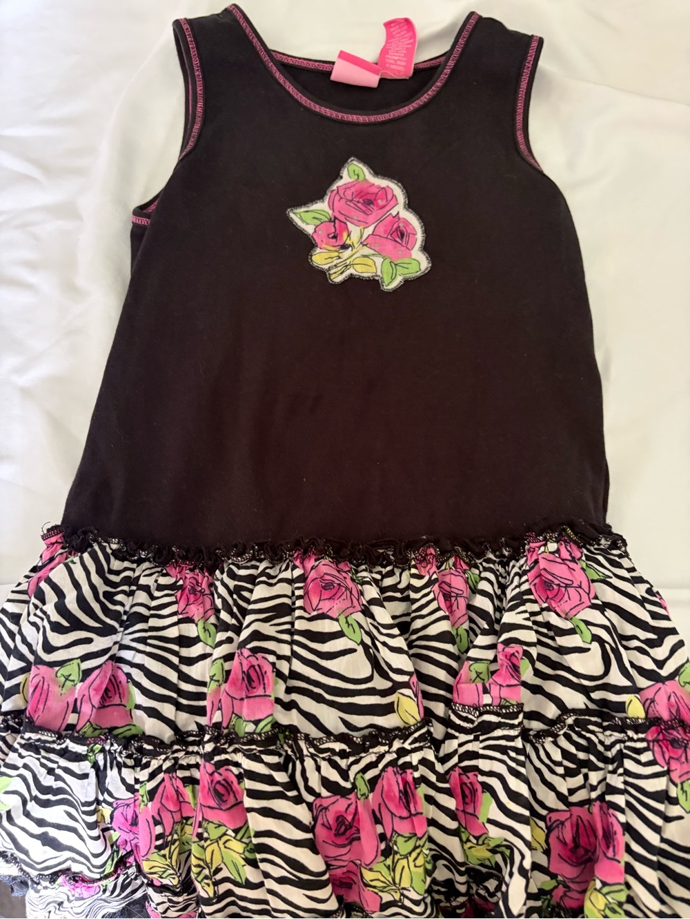 Boutique Lilly Wicket Claire’s Rose party dress girls sz 6